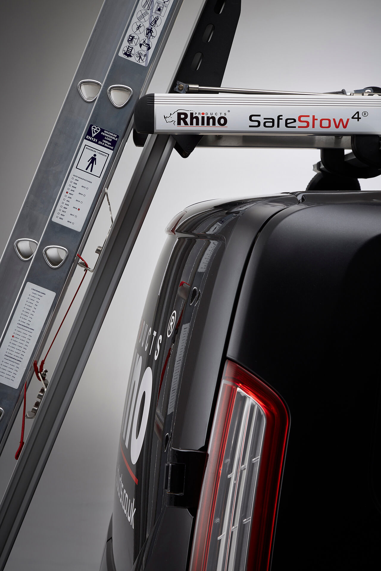 SafeStow4 Systemy transportu drabin 3.1m - 16