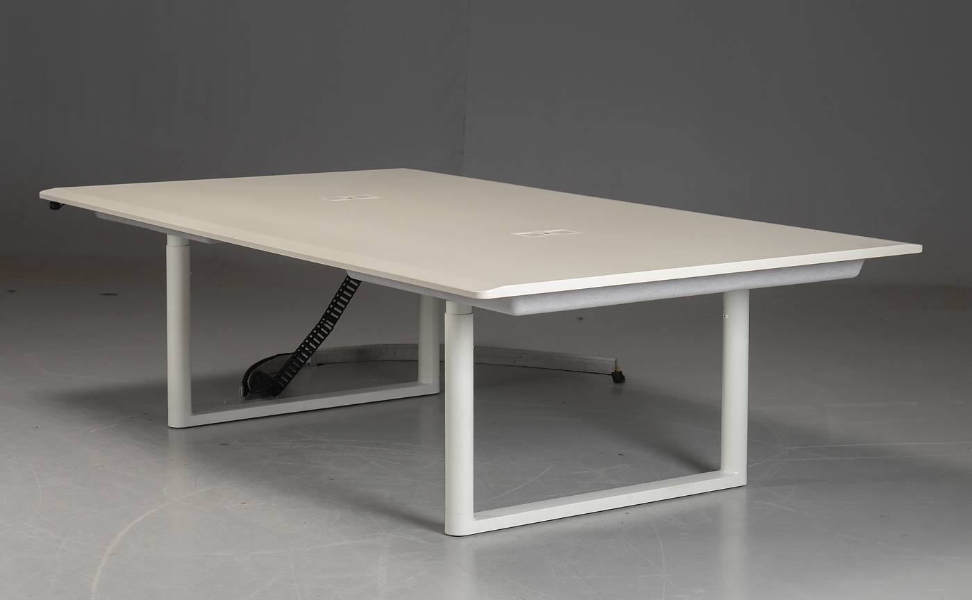 Height adjustable conference table, Vitra Tyde Meeting Table 240 cm