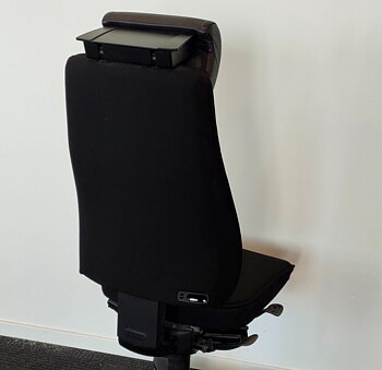 Office chair, Kinnarps 8000 Synchrone with headrest