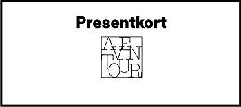 Presentkort Aventour - 1.000 kronor