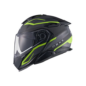 X.Lifetour Pro Mile Carbon - Nexx - Grå/neon, Medium (57-58)