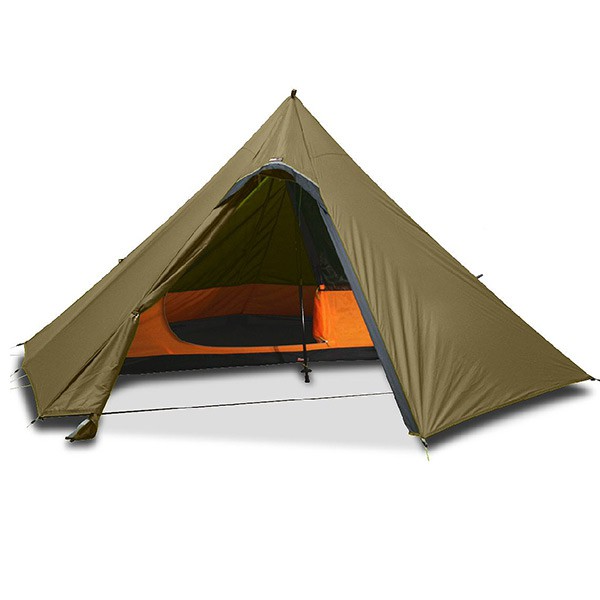ソロテント シルヘックスピーク Sil-Hexpeak V4a Luxeoutdoor.de - Sil Hexpeak F6a, Flysheet Green
