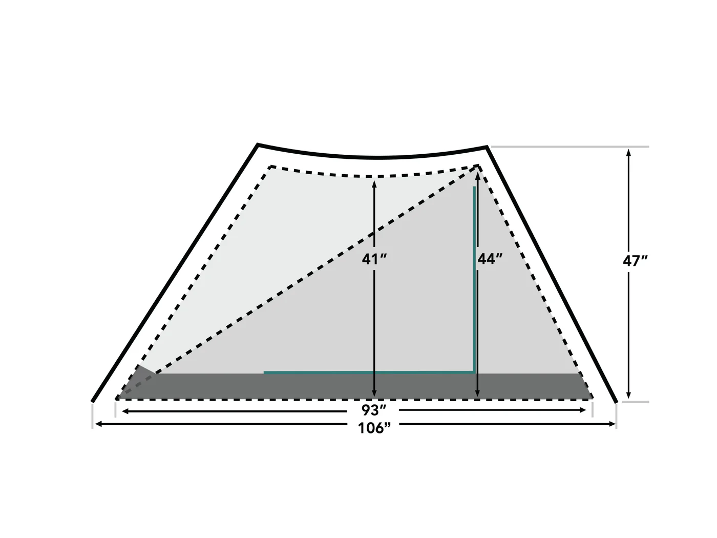 CIRCUS MID MESH　INNER SET 4/5 Durston | X-Mid 2 Ultralight Tent