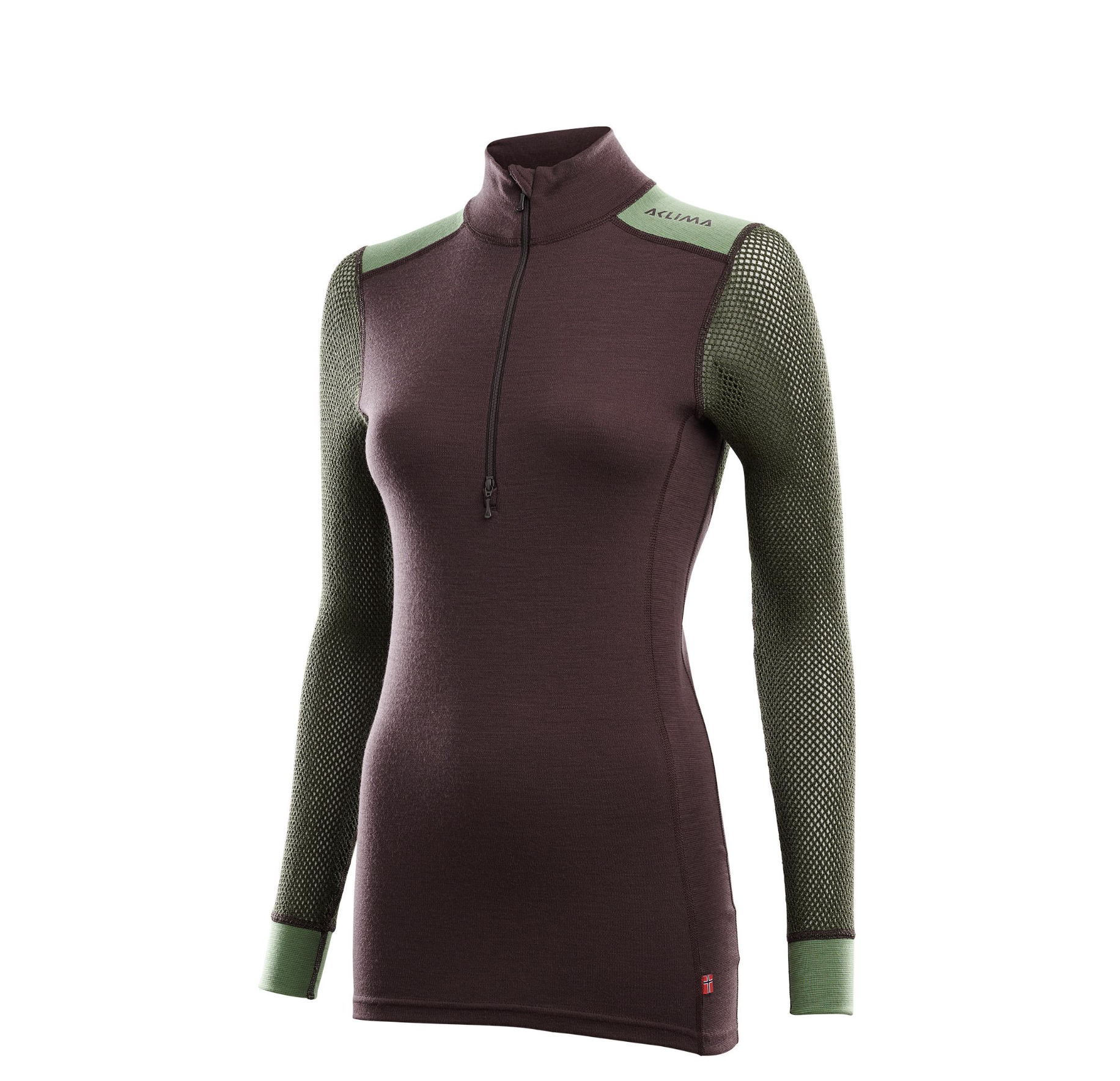 Aclima WoolNet Hybrid mockneck W's - 3