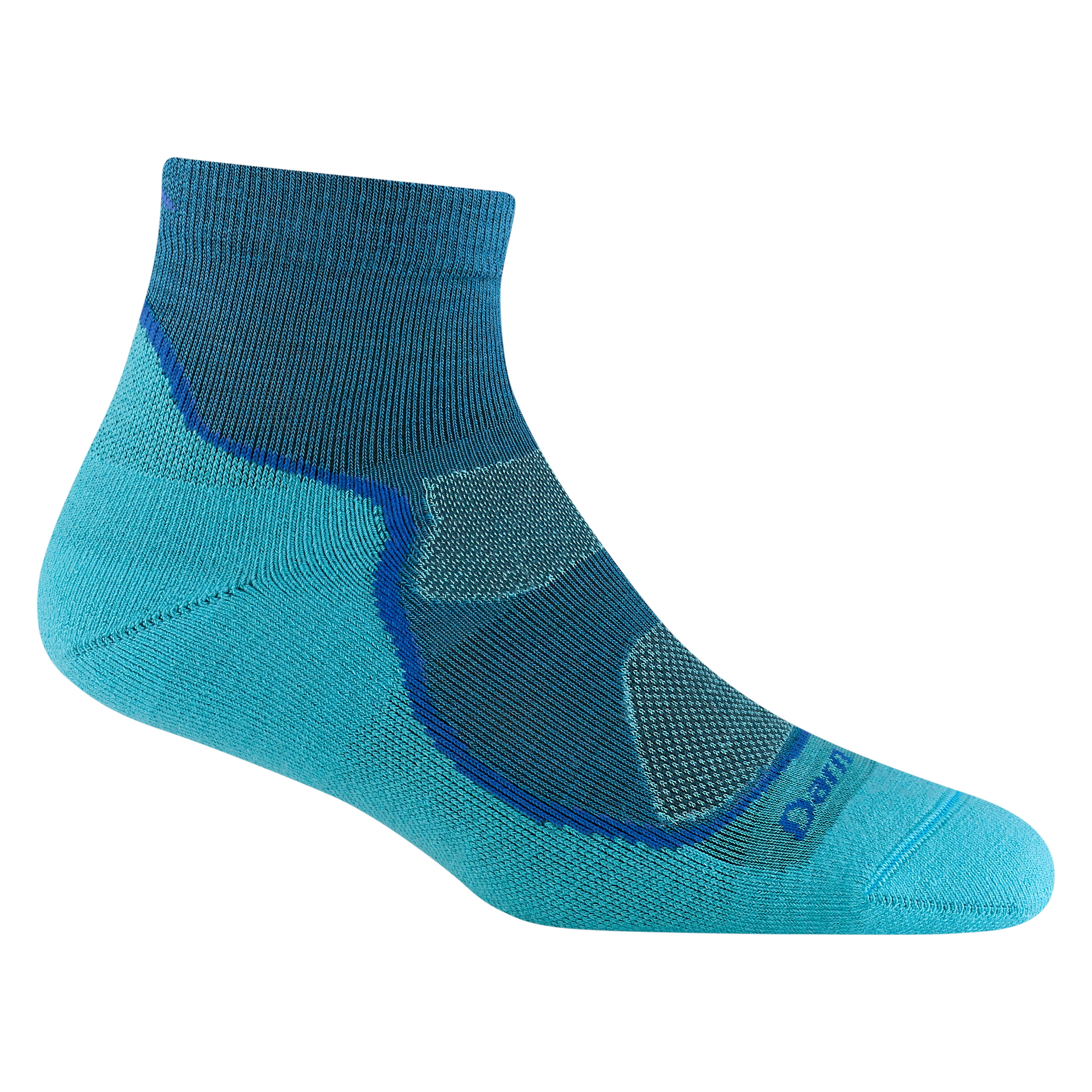 Calcetín de senderismo ligero Darn Tough Light Hiker 1/4 - 2