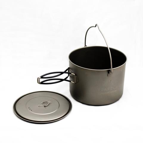 TOAKS Titanium 1100ml Pot with Bail Handle – TOAKS Outdoor