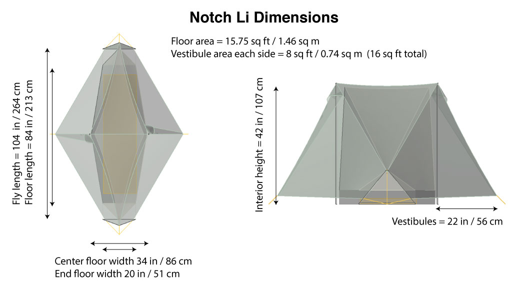 Buy Tarptent Notch Li at Backpackinglight.dk Cheap and fast shipping