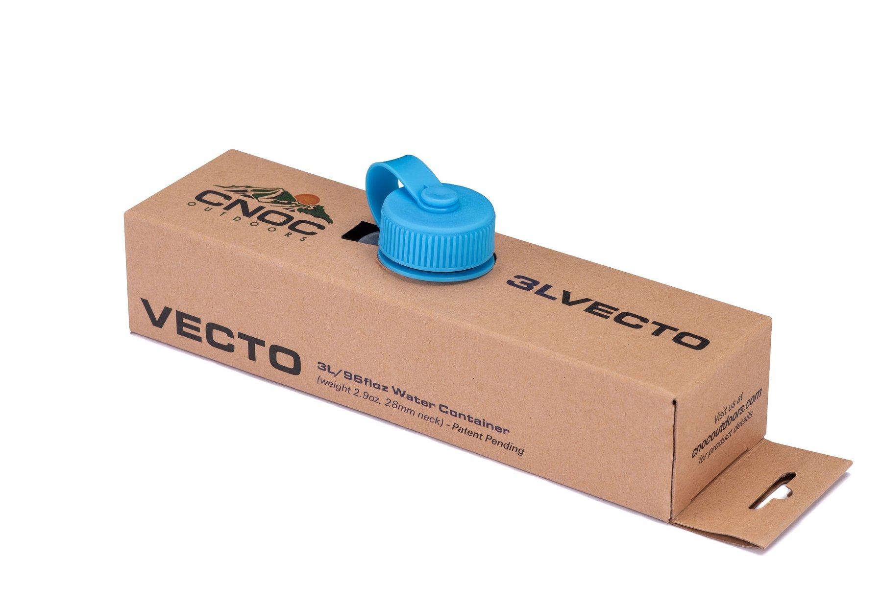 CNOC outdoors Vecto 3L hopfällbar vattenbehållare 28mm - Blue - 5