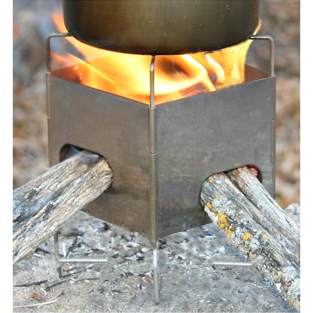 Firebox Stove Gen2 Titanium Folding Firebox Nano 4 oz Ultralight Stove - 8