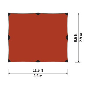 Hilleberg Tarp UL 10 Green - 13