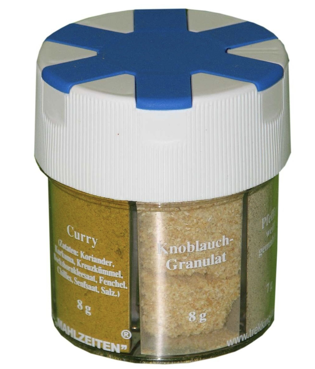 Spice spreader with 6 compartments