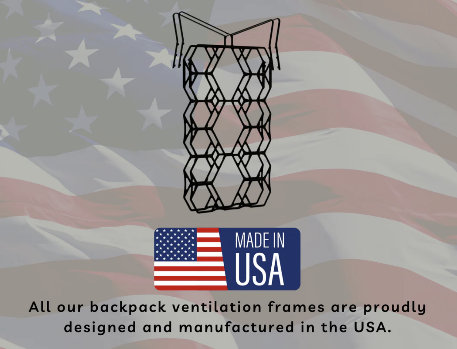 Vaucluse Ultralight Backpack Ventilation Frame (Generation 2