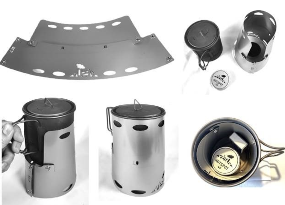Parabrisas ultraligero Vesuvius Titanium para Toaks 750 ml D95 mm - 2