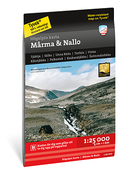 High Alpine Map: Mårma & Nallo 1:25.000