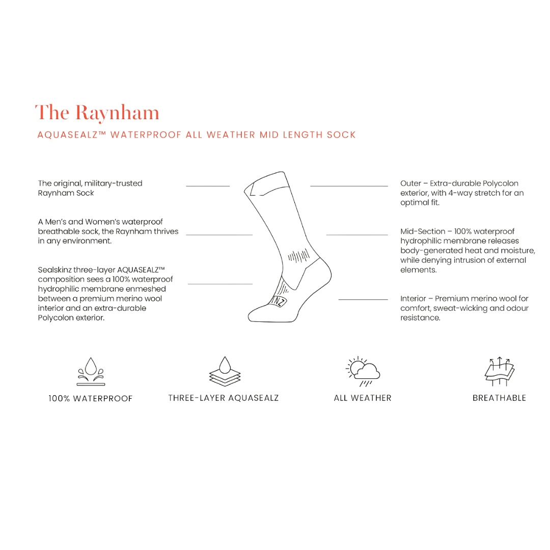 Sealskinz Reynham vedenpitävä sukka - 4