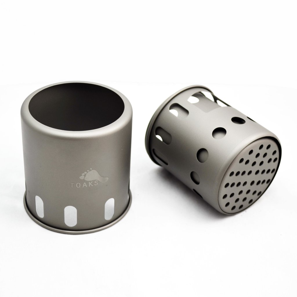 TOAKS Titanium Backpacking Wood burning Stove (small)  - 3