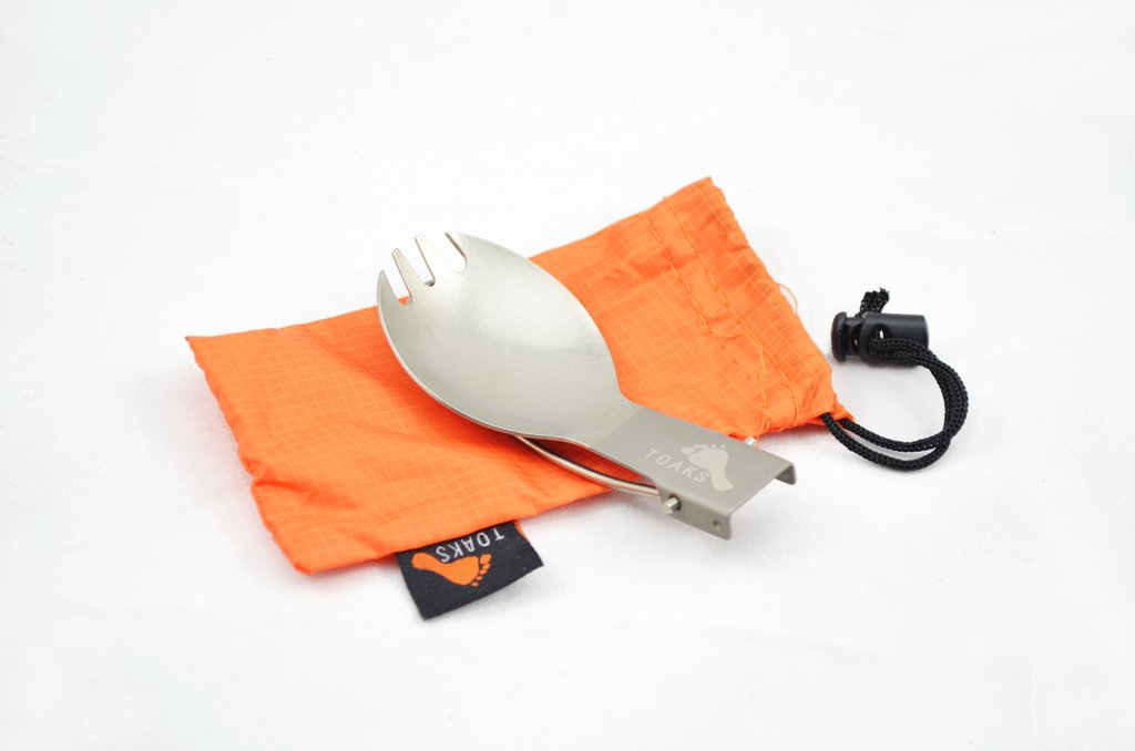 TOAKS titanium folding spork - 5