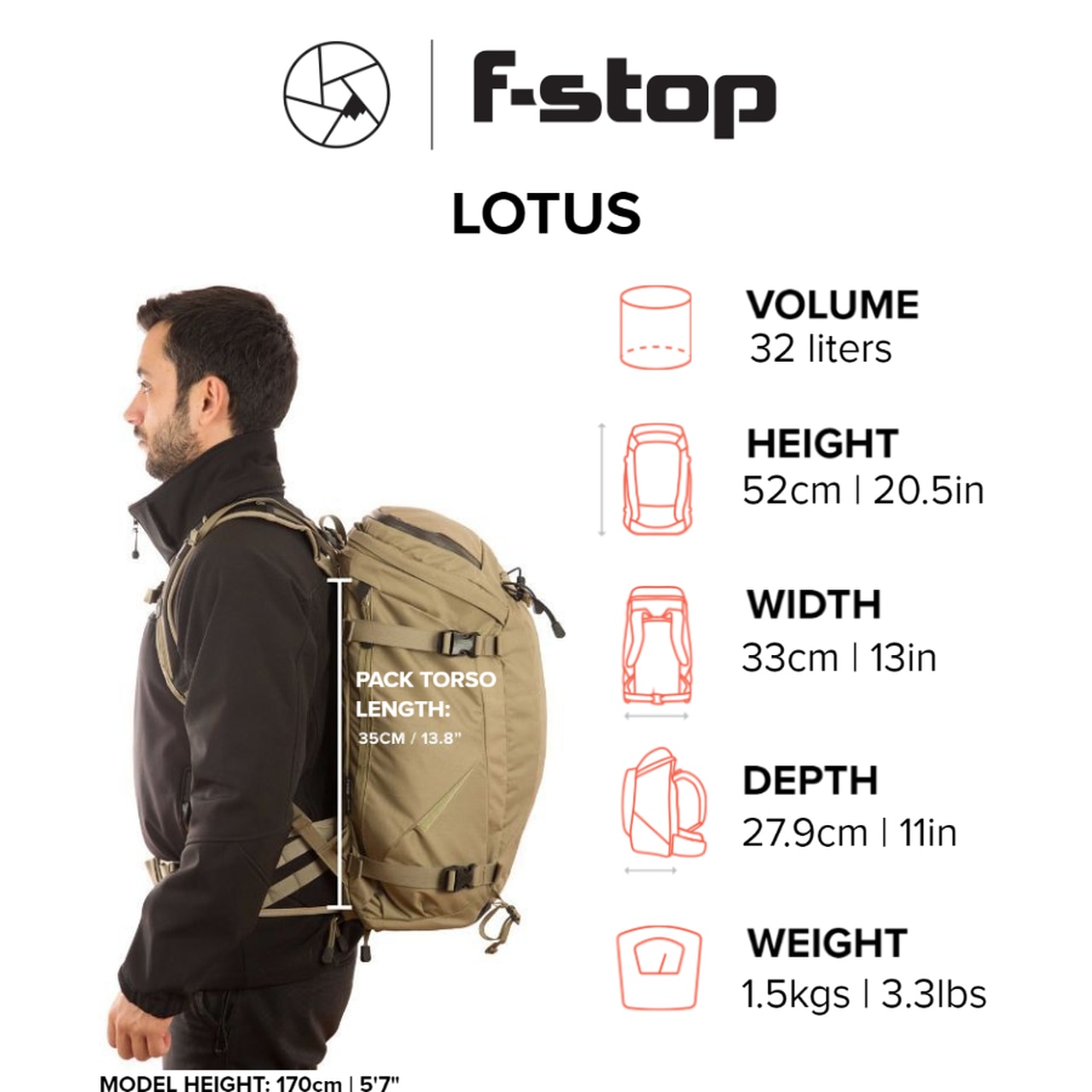 日本製】 Fstop Lotus 32L エフストップ ロータス リュック kids-nurie.com