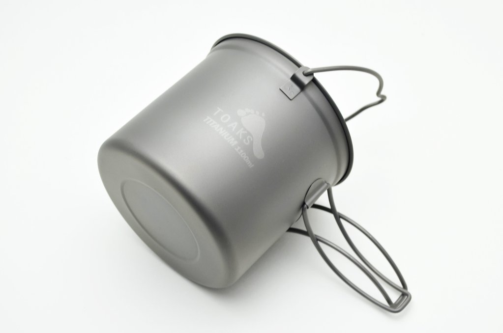 TOAKS Titanium 1100 ml Pot with bail handle - 3