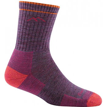 Darn Tough Hiker Micro Crew Cushion Mujer (1903) Plum Heather