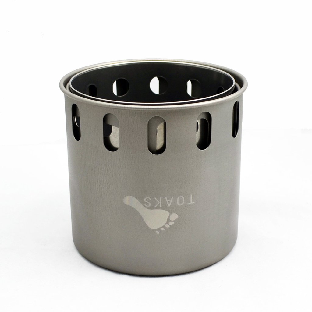 TOAKS Titanium Backpacking Wood Burning Stove  - 4