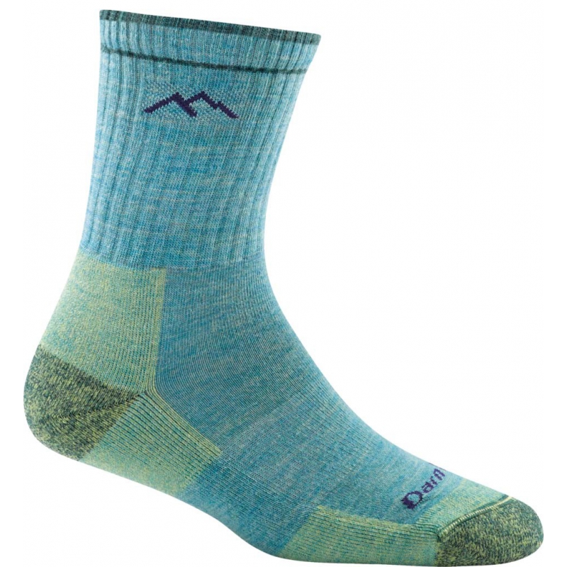 Darn Tough Hiker Micro Crew Cushion Mujer (1903) Aqua Heather