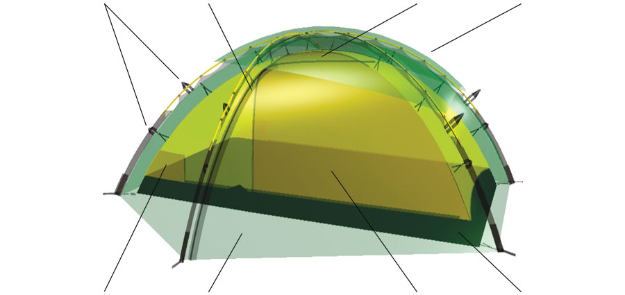 Hilleberg Allak 3 - Sand - Backpackinglight.dk