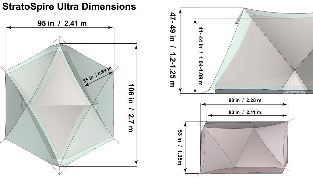 Tarptent Stratospire Ultra 2p ultralight tent - Backpackinglight.dk
