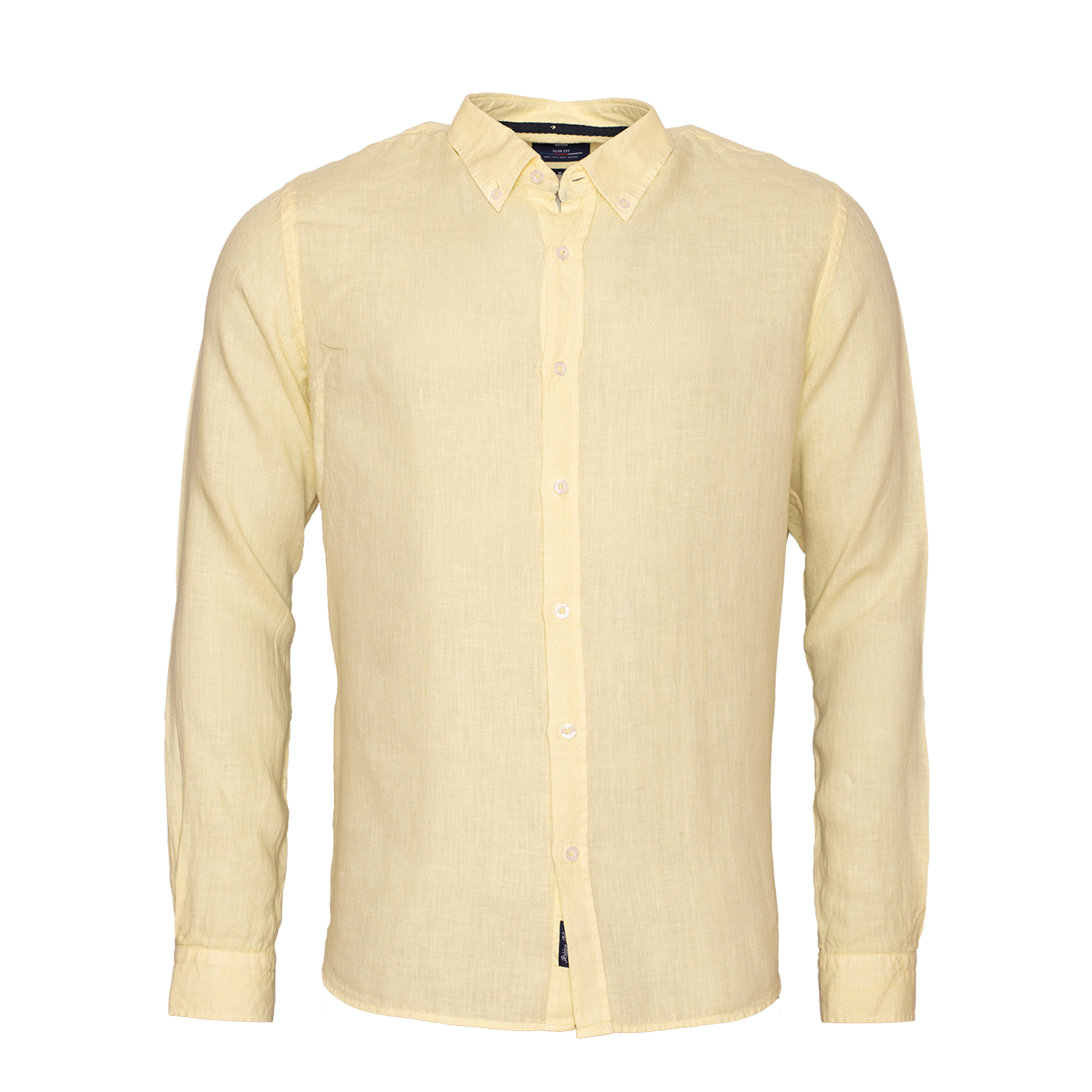 Linneskjorta Linston Light Yellow - 2