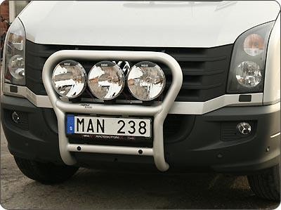 X-RACK VW Crafter 12-16 Extra light mount (front bar) for 2p lamps