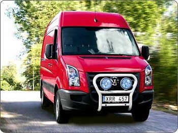 X-RACK VW Crafter 07-11 Extra light mount (front bar) for 2p lamps