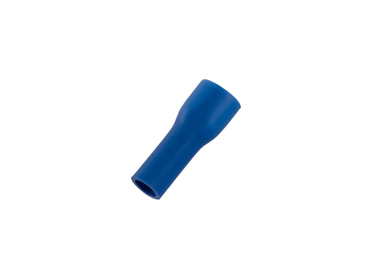 Flatstifthylsa isolerad blå 4,8x0,8mm
