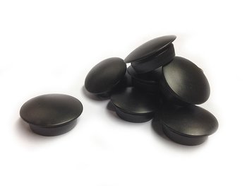 Täcklock Ø20mm Svart