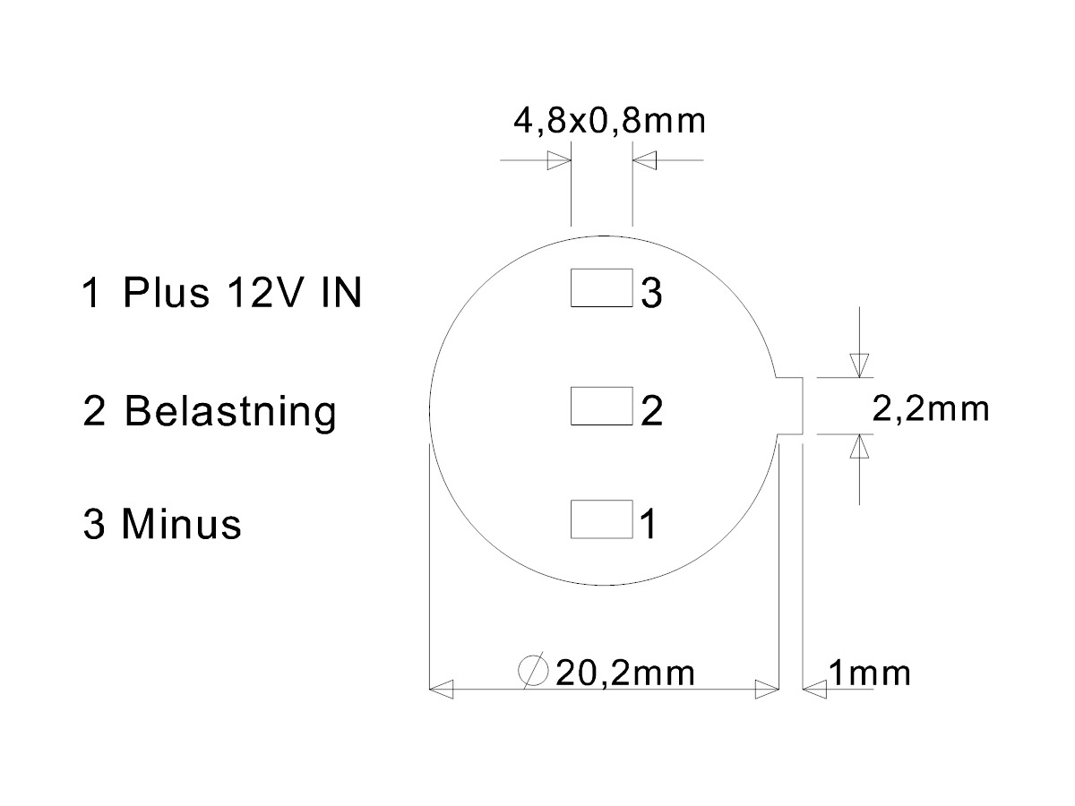 Brytare Helljus 12V - 2