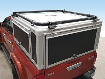 T-RACK MAXI Round roofbar Isuzu D-Max 14- Vallakåpan