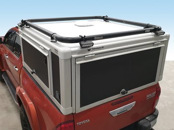 Isuzu D-Max 14- T-RACK MAXI roof rail for Stella cap -Rund