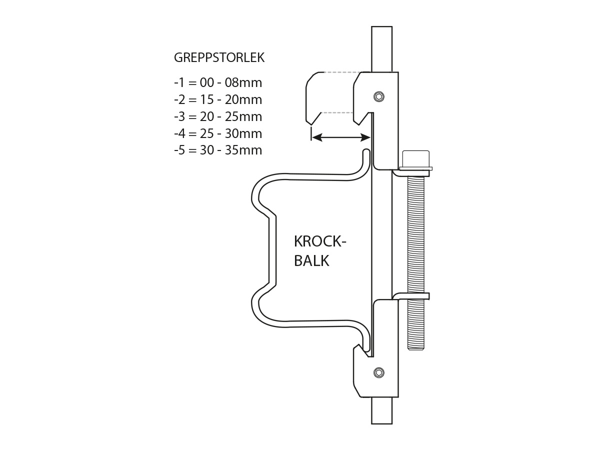 Q GRIP Bumper beam mount (for e.g. recessed mounting) Universal - 2