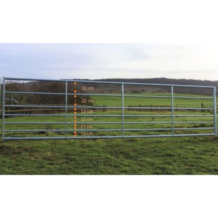 Road gate Height: 114.5 Length 366cm