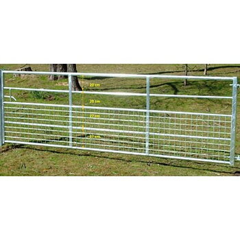 Väggrind med nät Höjd:114,5cm Längd:457cm