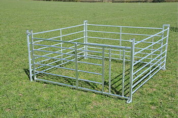 Fårgrind med lammsluss 183x97cm