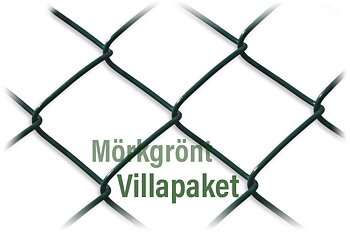 Villapaket 75m Mörkgrönt , 1meter