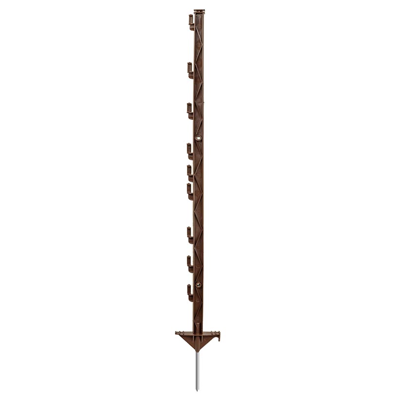Gallagher Terra Hobby Dark Brown Plastic Post 100cm, 10-pack