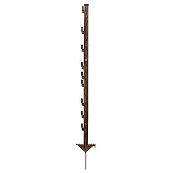 Gallagher Terra Hobby Mörkbrun Plaststolpe 100cm, 10-pack
