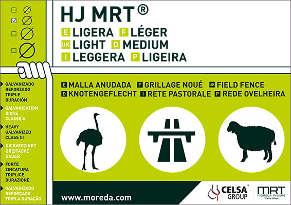 Moreda HJ MRT Fårnät 90/6/15, 100m - 2