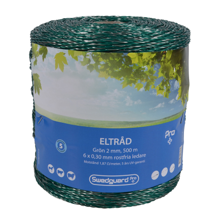Electric rope Pro Plus Green 2mm, 500m