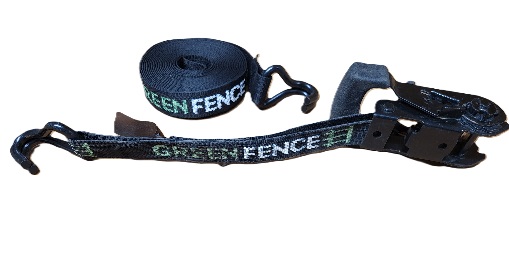 Green Fence Tension strap 2-piece with hooks 5m