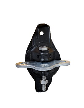  Gate handle anchor 3-way screw-on black