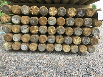Tryckimp. trästolp 70 x 1500 mm  90 st/bunt