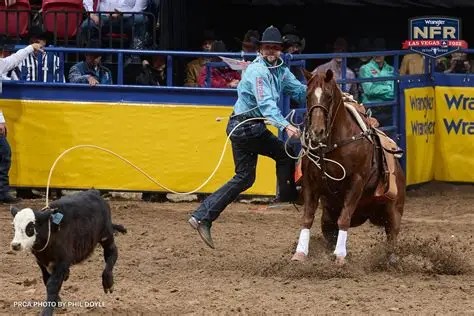 Calf roping