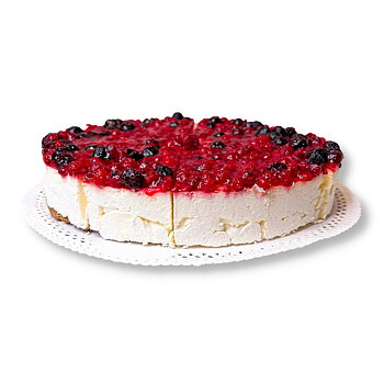 Cheesecake med Bär  - skuren 12 bitar